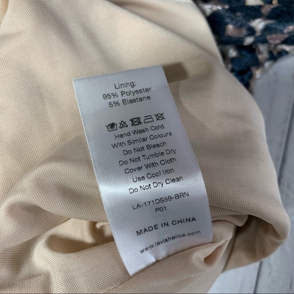 Lavish Alice Velvet Statement  Leopard Animal Print Midi dress - Picture 12 of 14